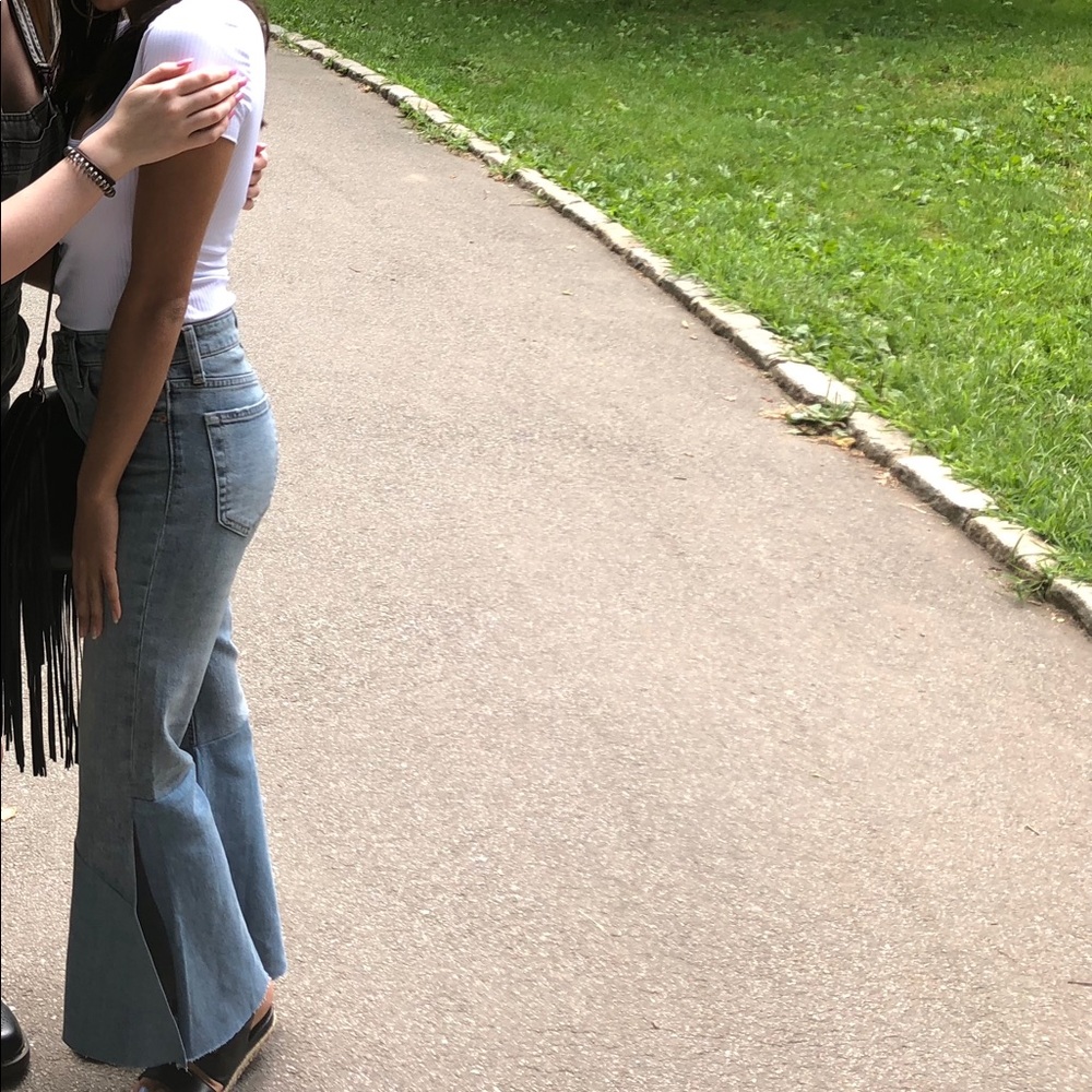 lucky brand flare jeans!